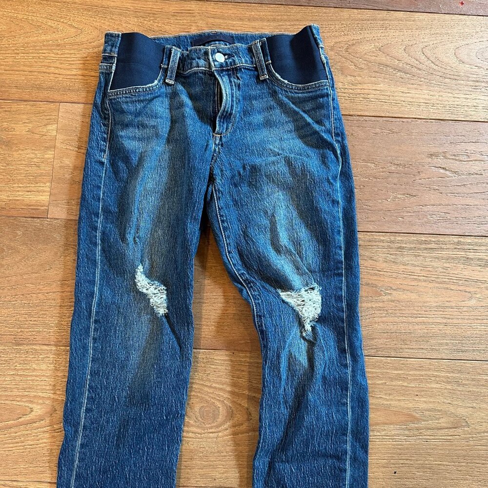 Joes Maternity Jeans - Lara Crop Distressed Size 28